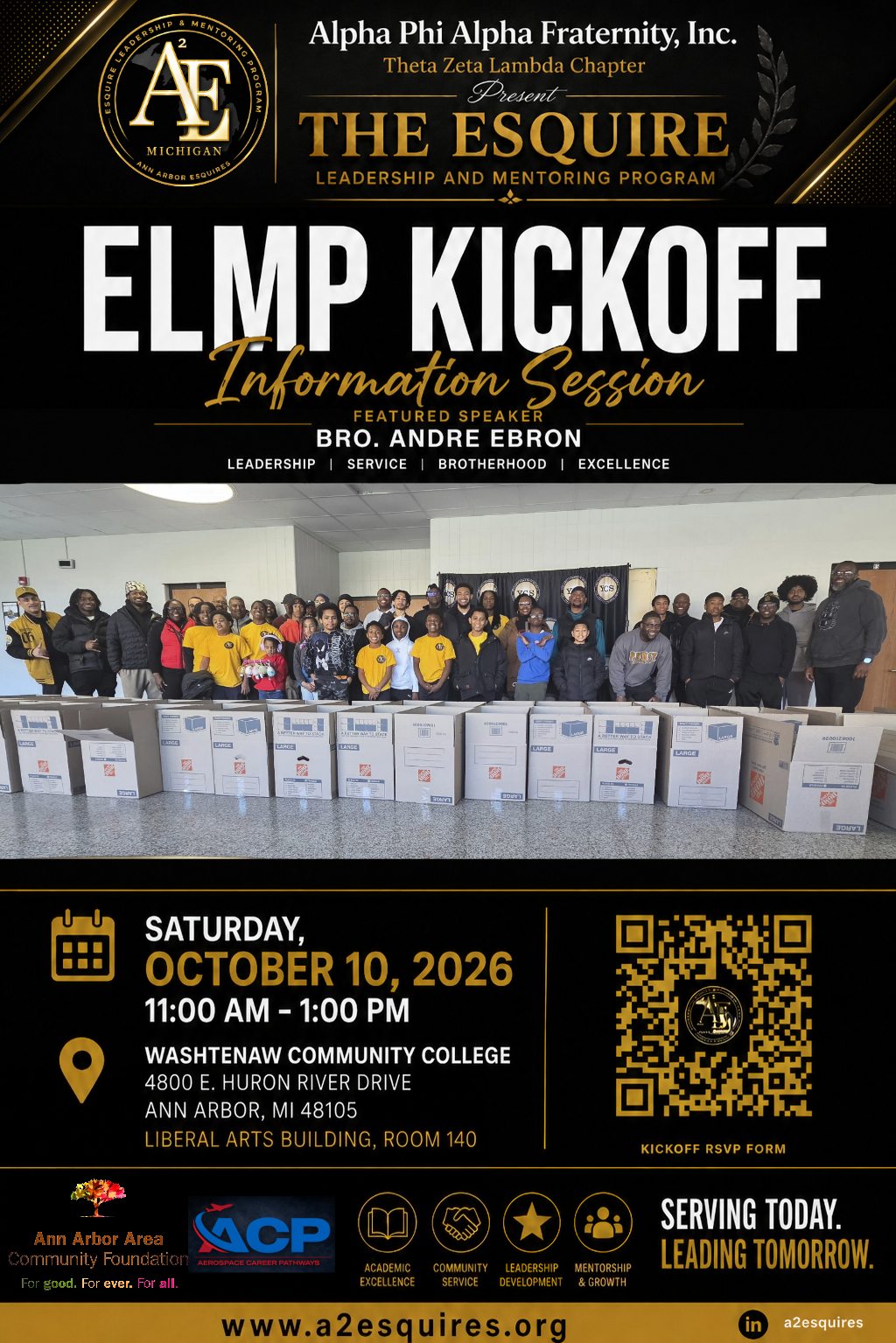 ELMP Kickoff Information Session flyer
